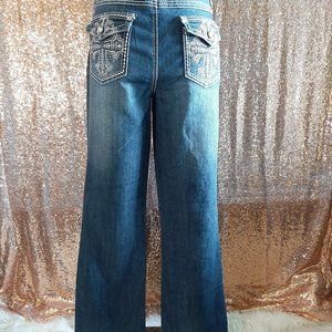 Earl Jean blue denim wide leg Size 10